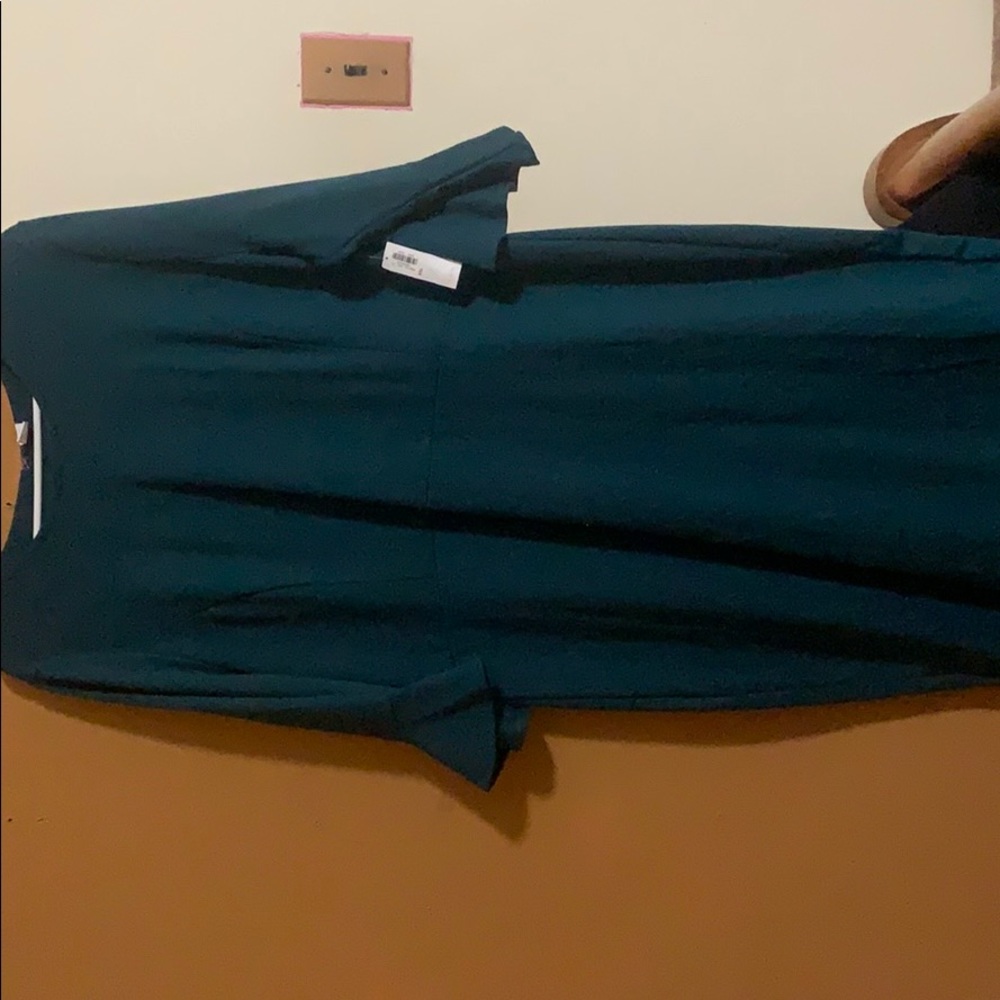 old navy teal dress